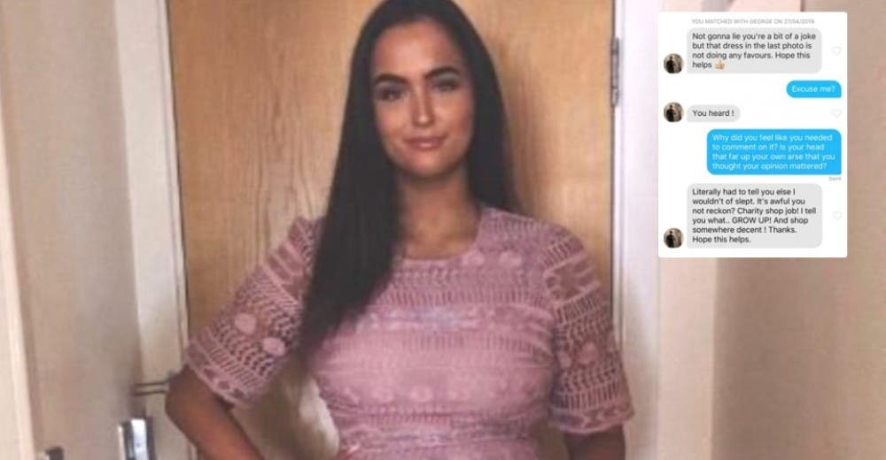 ASOS contrata a la chica que fue injustamente criticada por su vestido en Tinder