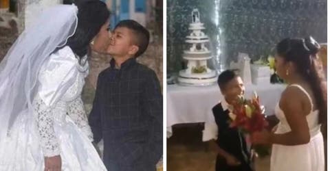 Se casa con el amor de su vida, pero las fotos de su boda la convierten en blanco de críticas