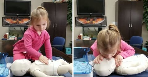 Una canción hace que una niña de 2 años sea experta en técnicas de Reanimación Cardio Pulmonar