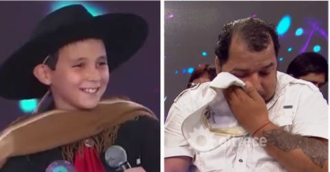 Un niño de 11 años emociona hasta las lágrimas al presentador y a su padrastro con su mensaje
