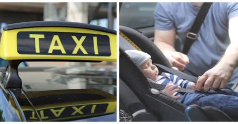 Salen del hospital tras el nacimiento de su hijo y lo dejan olvidado en el taxi