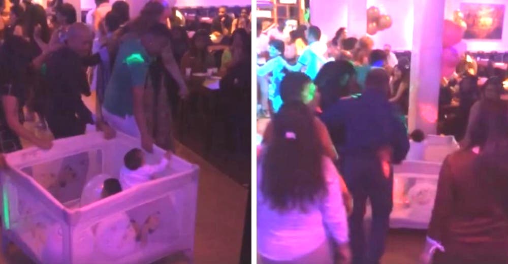 El polémico vídeo de 2 bebés que asistieron con su padre a una fiesta nocturna El polémico vídeo de 2 bebés que asistieron con su padre a una fiesta nocturna