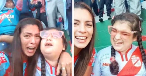 Le narra un gol a su hija ciega durante el partido de fútbol y conmueve a miles de personas