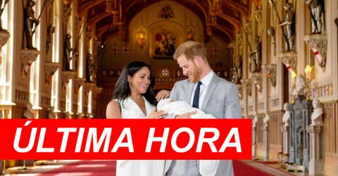 El príncipe Harry y Meghan Markle presentan al mundo al bebé real