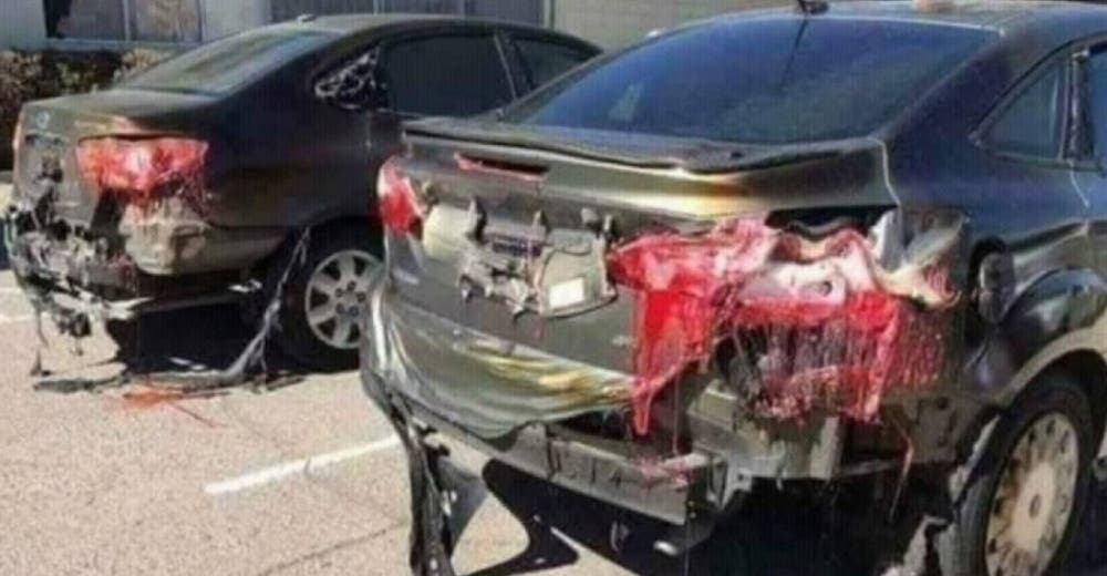 La foto de los autos derretidos que se hizo viral no corresponde a la ola de calor en Kuwait