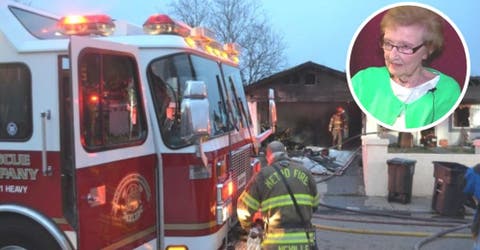 Una anciana de 90 años es salvada por 4 adolescente mientras las llamas consumían su casa