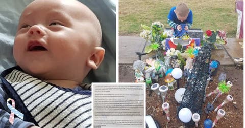 La madre de 7 niños lamenta que le prohíban rendirle homenaje a su bebé fallecido en su tumba