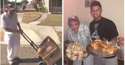 Ayuda a un abuelito a vender pan a través de las redes sociales y miles acuden a la llamada