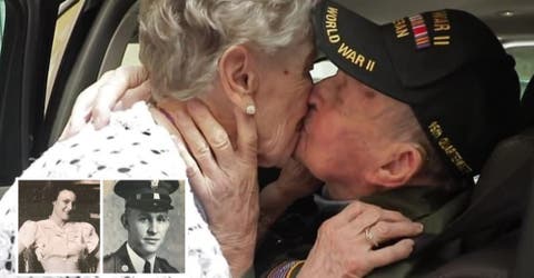 75 años después un soldado se reencuentra con la mujer de la que se enamoró perdidamente