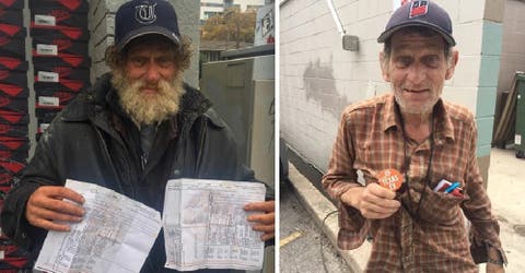 Un hombre sin hogar regresa a la Universidad 40 años después de abandonar su carrera