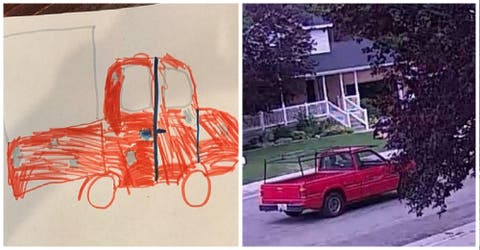 Gracias al dibujo de una niña de 9 años la policía logra encontrar el auto implicado en un robo