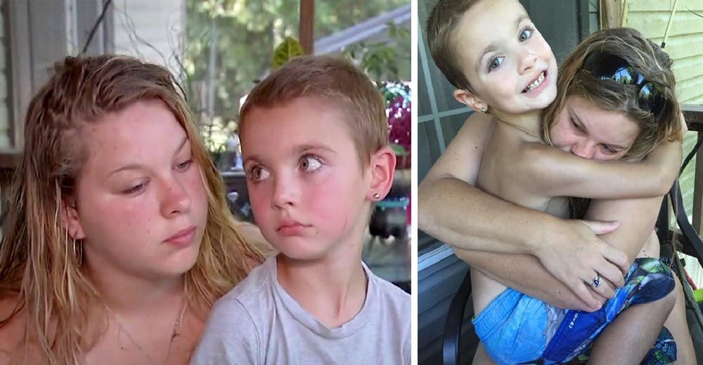 Un niño de 7 años salva la vida de su hermana mayor a punto de ahogarse en la piscina