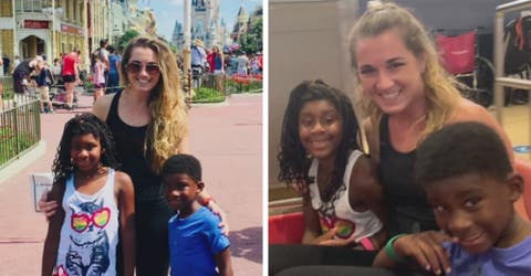 El emotivo momento en el que 2 hermanos celebran haber sido adoptados en Disney