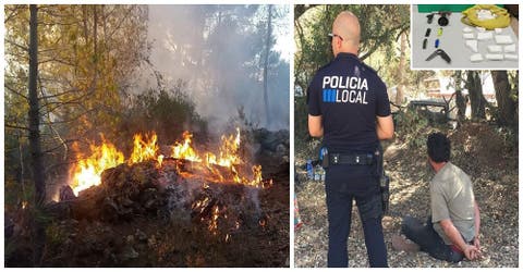 Detienen justo a tiempo a un «pirómano» a punto de provocar el cuarto incendio en 6 días