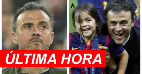 Luis Enrique anuncia la muerte de su hija de 9 años–»Te recordaremos cada día de nuestras vidas»