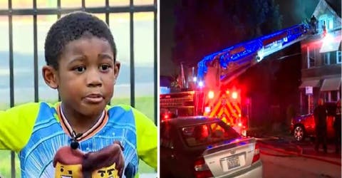 Un niño de 5 años salva la vida de 13 personas en medio de un devastador incendio