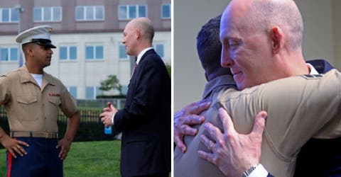 Se reencuentra con el bebé a quien le salvó la vida hace 22 años cuando era recién nacido