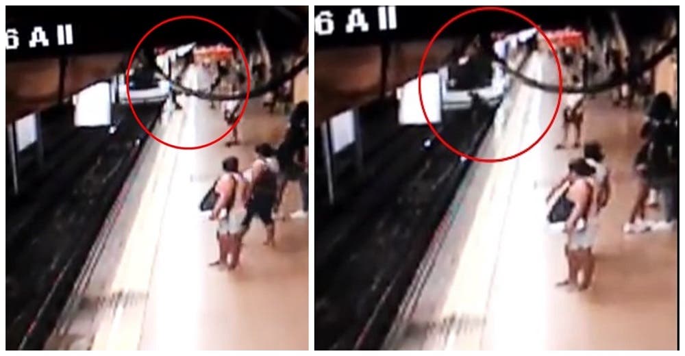 «Es la última moda: empujar a alguien a las vías del tren sin conocerlo de nada»