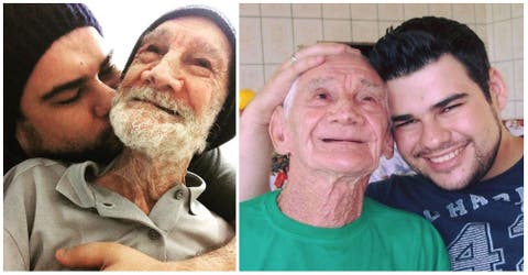 El vídeo del emotivo momento en el que un abuelito con Alzheimer reconoce de nuevo a su nieto
