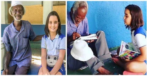 La historia viral de la niña de 9 años que ayuda a un vendedor de helados al salir de la escuela