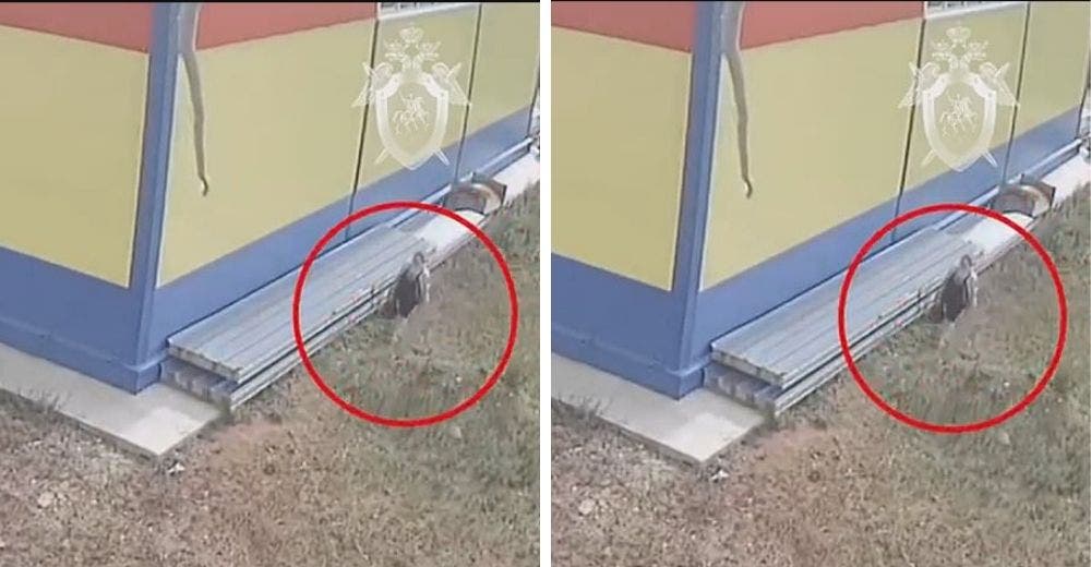 El insólito momento en que una madre abandona a un recién nacido en una bolsa de supermercado