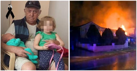 Muere un hombre de 71 años rescatando a su hija y nietos de un devastador incendio