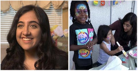 Tras su experiencia en un refugio esta joven organiza fiestas de cumpleaños para niños sin hogar