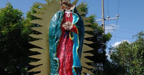 Gran indignación y molestia por la agresión a una emblemática imagen de la Virgen de Guadalupe