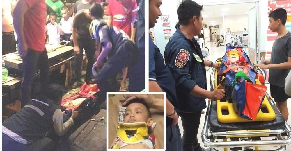 Un niño de 4 años salta desde un balcón a 30 metros de altura mientras sus padres salieron Un niño de 4 años salta desde un balcón a 30 metros de altura mientras sus padres salieron