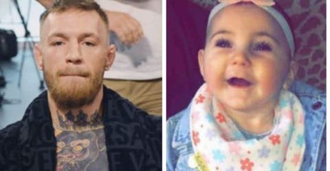 Una pareja agradece a Conor McGregor por donar 13 mil dólares para el tratamiento de su bebé