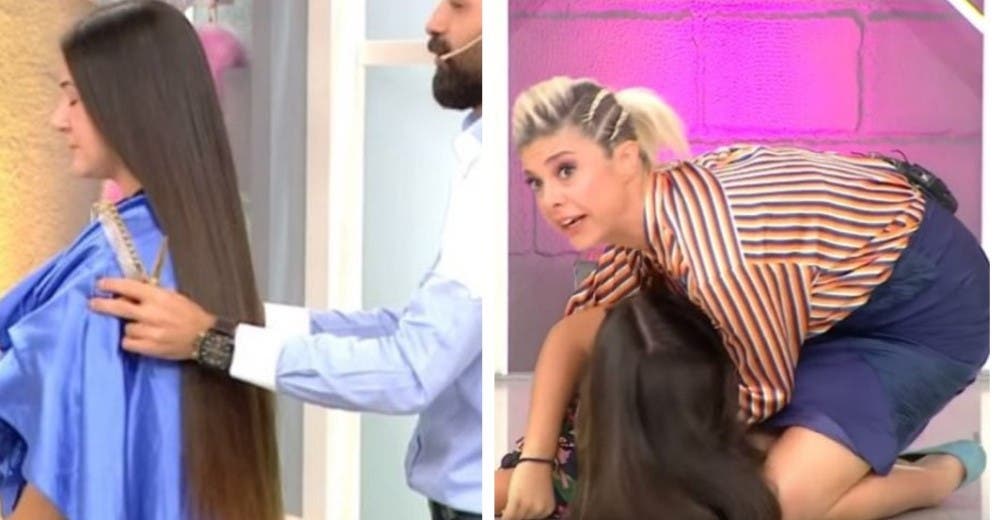 Se desmaya al verse en el espejo tras someterse a un cambio de look en un programa en vivo