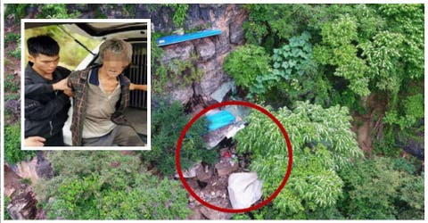 Con la ayuda de un dron capturan a un fugitivo que llevaba 17 años viviendo en una cueva remota