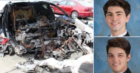 Los padres de 2 jóvenes fallecidos en un accidente acusan a la marca Tesla como culpable