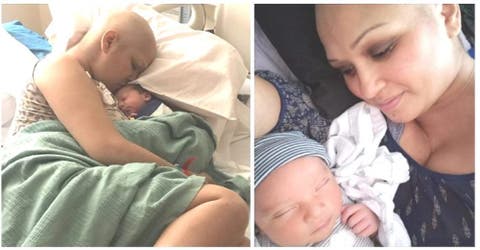 Da a luz la mujer que no podría tener a su bebé tras ser diagnosticada con cáncer