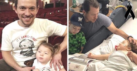 «Se fue en paz en mis brazos» – El actor Miguel Cervantes anuncia la muerte de su hija de 3 años