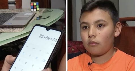 La impresionante hazaña de un niño genio de 10 años que suma más de 250 números en segundos