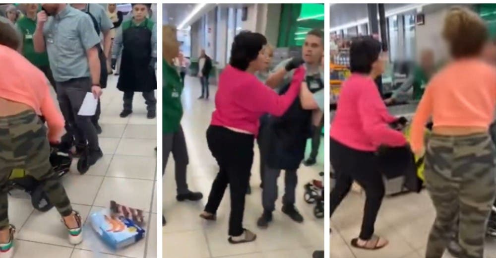 Detienen a la mujer que se enfrentó a los empleados del supermercado que la vieron robando