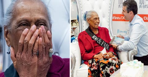 «Hace más cosas que alguien de 25 años» – Celebran el cumpleaños de su empleada de 100 años