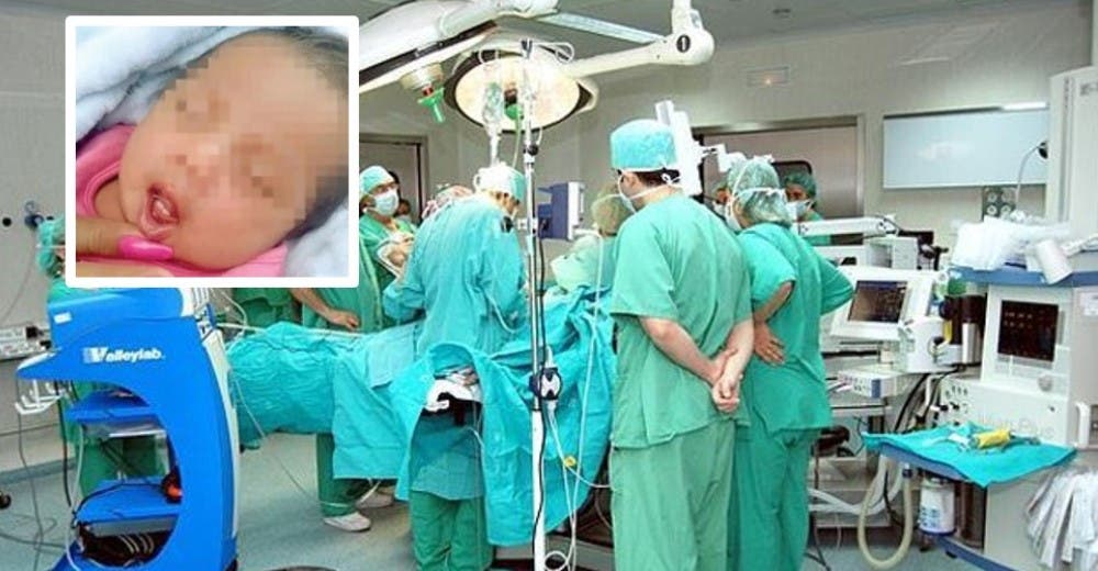 Se quedan sorprendidos en el quirófano al ver que la bebé nació con varios dientes Se quedan sorprendidos en el quirófano al ver que la bebé nació con varios dientes