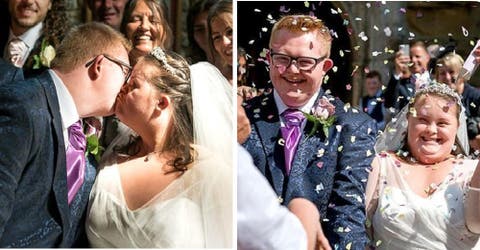 La pareja con Síndrome Down señalada por muchos se casa y celebra que el amor todo lo puede