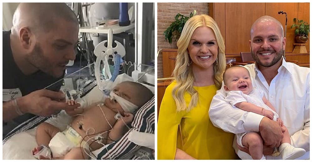 Un crucifijo y un milagro salvó la vida de su bebé cuando se despedían de él en el hospital Un crucifijo y un milagro salvó la vida de su bebé cuando se despedían de él en el hospital