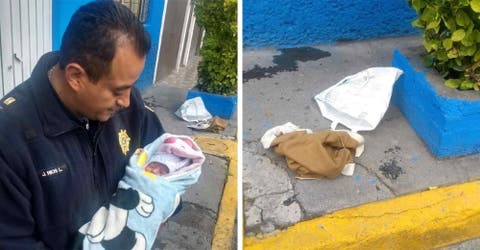 Rescatan a una bebé recién nacida que fue abandonada con su cordón umbilical en una calle