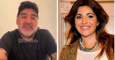 Maradona publica un polémico vídeo desheredando a su hija y su ex esposa le responde