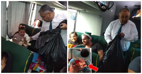 El conductor de autobús que lleva durante 8 años regalando sonrisas en Navidad se vuelve viral
