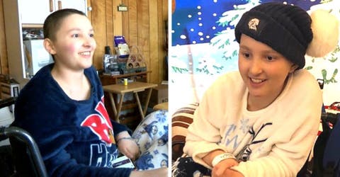 Tras una larga lucha contra el cáncer una niña de 14 años logra ir a casa a celebrar la Navidad