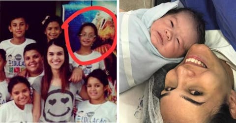 Reconoce en el hospital a la mujer que la ayudó cuando era niña y la apoya en un duro momento