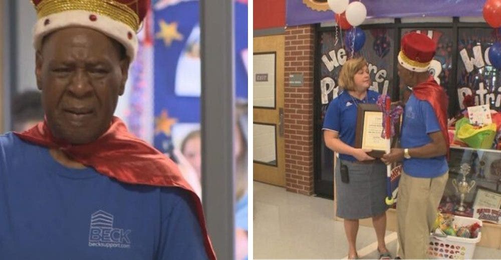 Rompe en llanto al ver cómo lo recibieron los alumnos en su último día de trabajo en la escuela