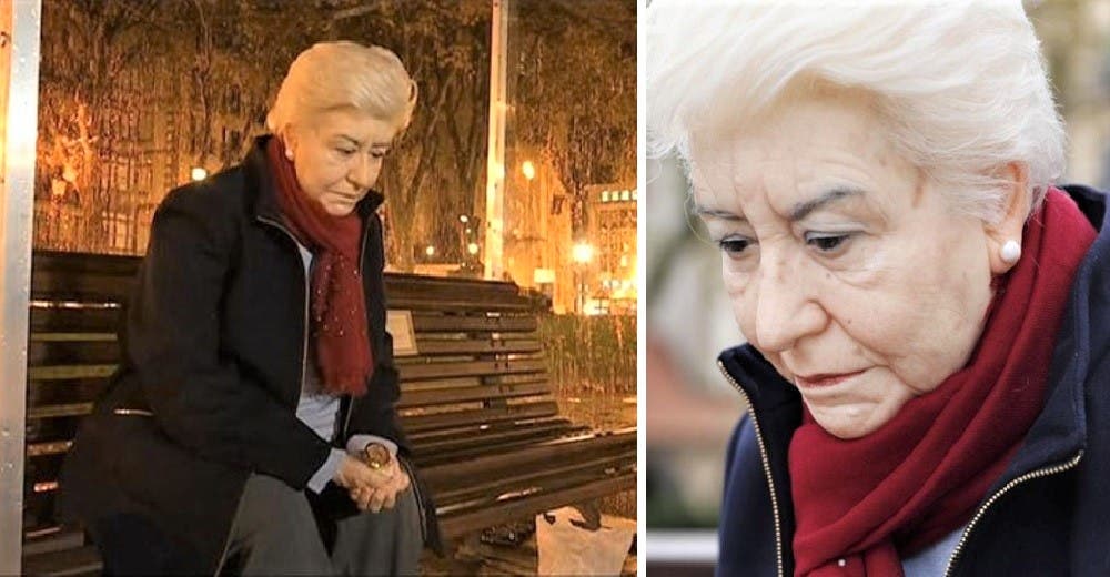 «Ahora no tengo nada» – El duro testimonio de una anciana que pasa las 24 horas sola en un banco «Ahora no tengo nada» – El duro testimonio de una anciana que pasa las 24 horas sola en un banco