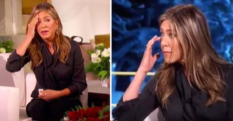 Jennifer Aniston llora en el show de Ellen con el caso de una familia que perdió a su madre