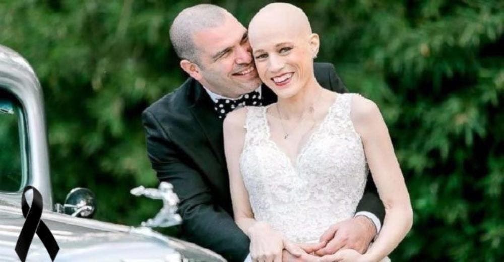 Muere la valiente novia que desafió a los médicos para poder celebrar su boda Muere la valiente novia que desafió a los médicos para poder celebrar su boda